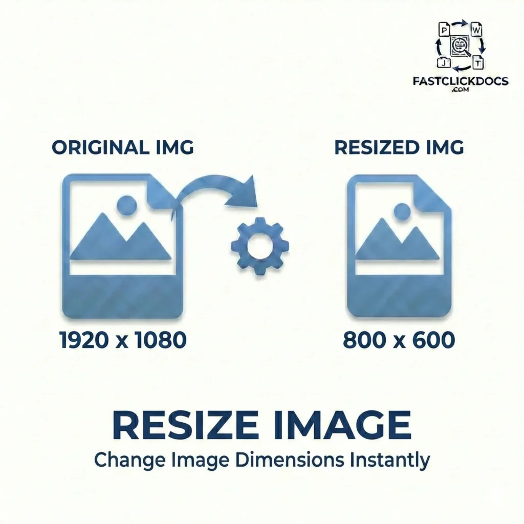 Online image resizer for JPG, PNG, and WEBP images