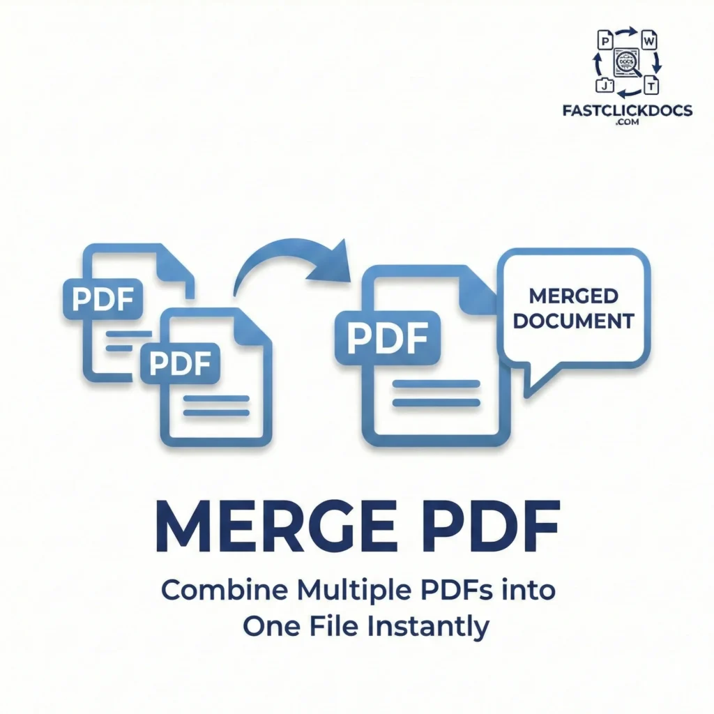 Merge PDF tool – combine multiple PDF files into one document