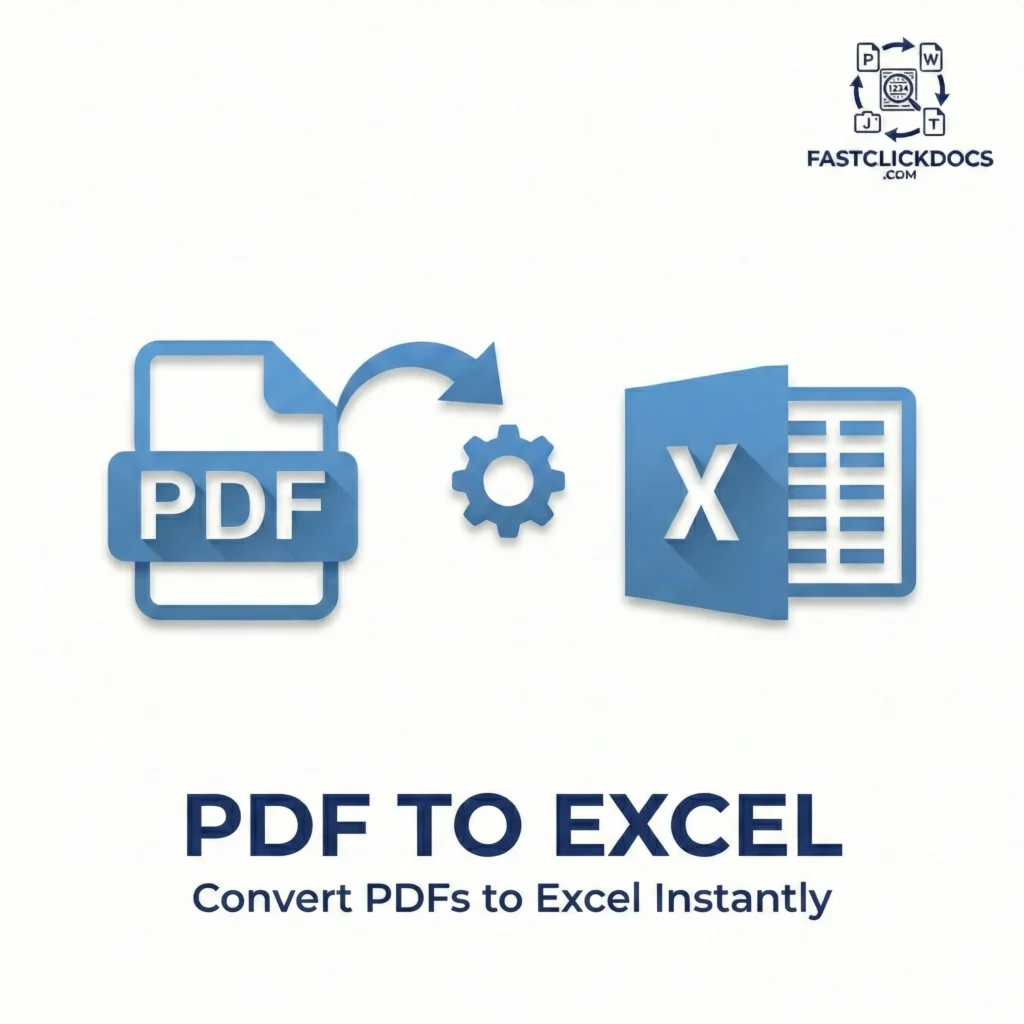 PDF to Excel converter – convert PDF files into editable Excel sheets