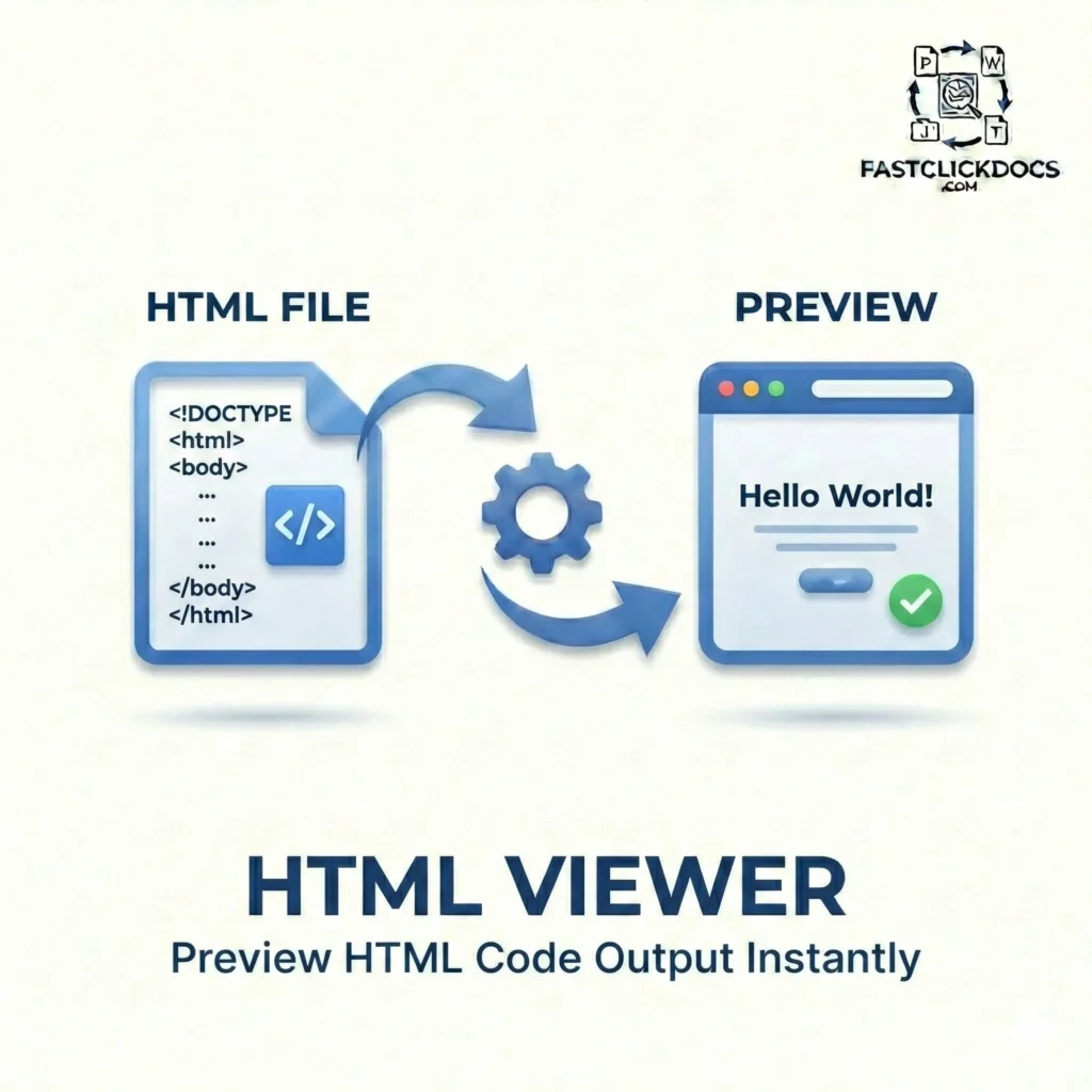 HTML code viewer with live preview